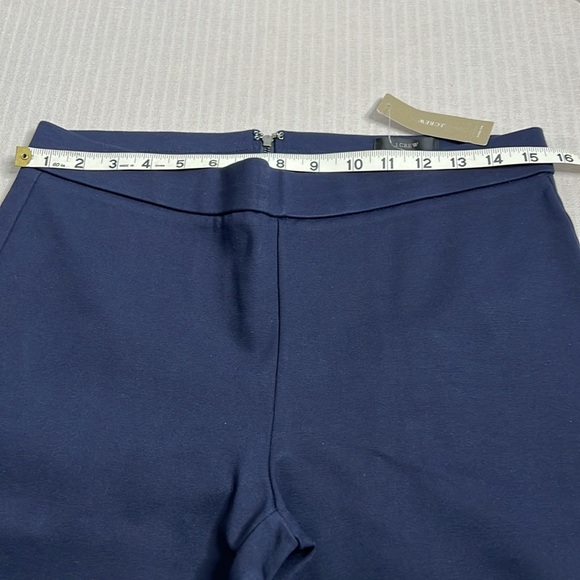 J.Crew Black Label Pixie Ponte Stretch Pants Size L NWT Navy Blue - Picture 6 of 12